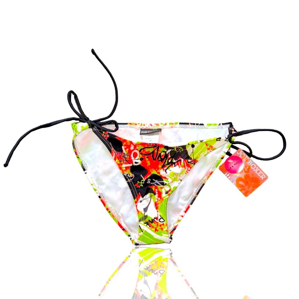 Vintage Joe Boxer “Skatergirl” Bikini String Bottoms: Y2K Style: Original Tags